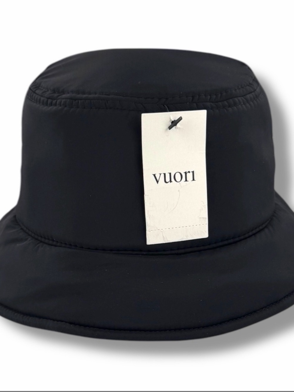Vuori Canyons Insulated Black Puffer Bucket Hat, Unisex, NWT, XS/S